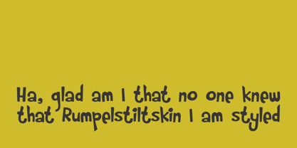 Rumpelstiltskin Font Poster 3