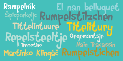 Rumpelstiltskin Font Poster 4