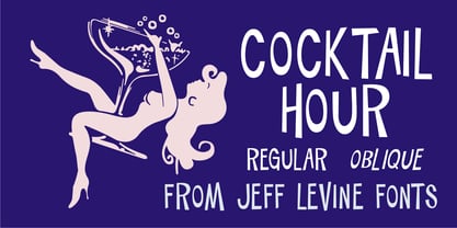 Cocktail Hour JNL Font Poster 1