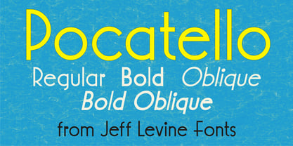 Pocatello JNL Font Poster 1