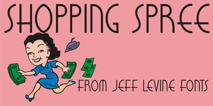 Shopping Spree JNL Font Poster 1