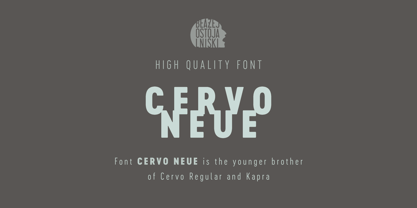 Cervo Neue Font Poster 3