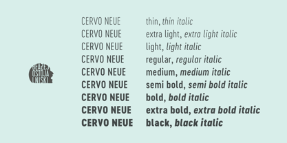 Cervo Neue Font Poster 4