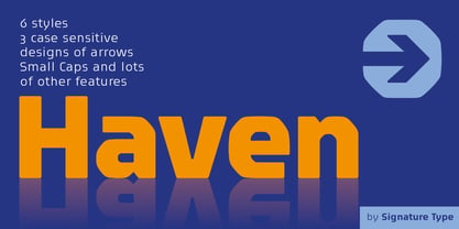 Haven Font Poster 1