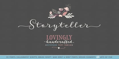 Storyteller Font Poster 1