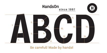 HandsOn Font Poster 2