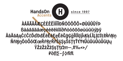 HandsOn Font Poster 4