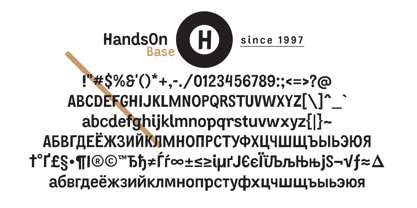 HandsOn Font Poster 3