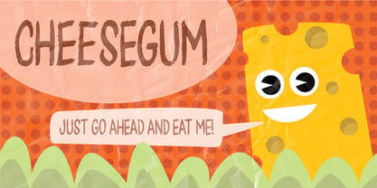 Cheesegum Font Poster 2