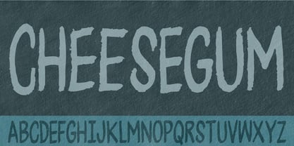Cheesegum Font Poster 1