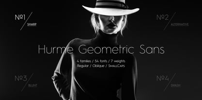 Hurme Geometric Sans 1 & 2 Font Poster 1