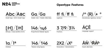 Hurme Geometric Sans No. 4 Police Poster 6