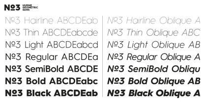 Hurme Geometric Sans No. 3 Font Poster 9