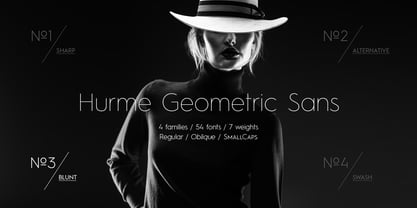 Hurme Geometric Sans No. 3 Fuente Póster 1