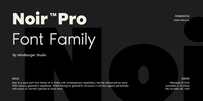 Noir Font Poster 1