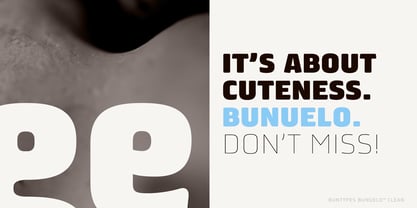 Bunuelo Clean Pro Font Poster 11