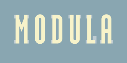 Modula Font Poster 1