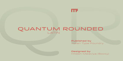 Quantum Latin Rounded Fuente Póster 8