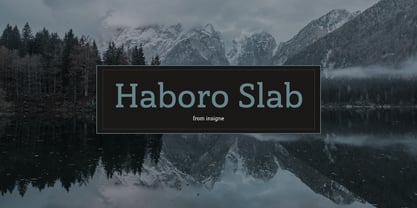 Haboro Slab Fuente Póster 1