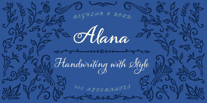 Alana Font Poster 3