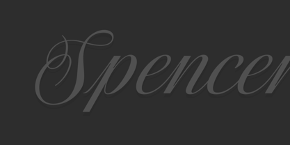 Spencerio Font Poster 1