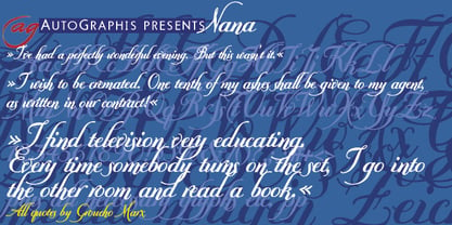 Nana Font Poster 3