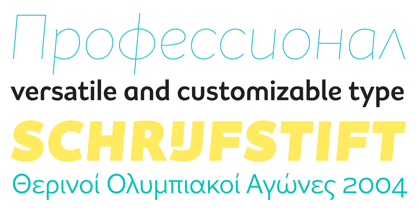 Asterisk Sans Pro Font Poster 7