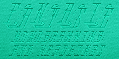 MFC Fantasie Monogram Font Poster 3