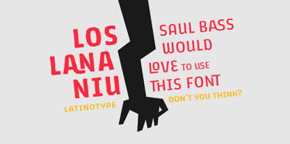 Los Lana Niu Font Poster 15