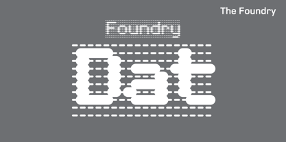 Foundry Dat Font Poster 1
