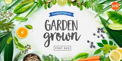 Garden Grown Font Poster 1