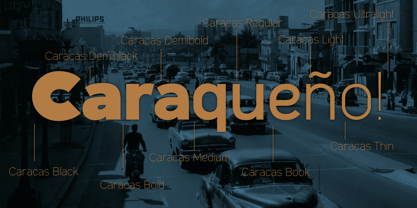 Caracas Font Poster 8