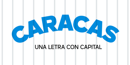 Caracas Font Poster 5