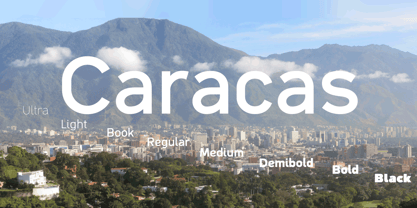 Caracas Font Poster 6