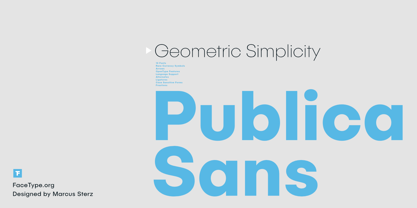 Publica Sans Font Poster 1