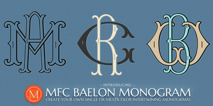 MFC Baelon Monogram Fuente Póster 1