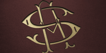 MFC Baelon Monogram Font Poster 5