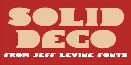 Solid Deco JNL Font Poster 1