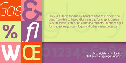 Glory Font Poster 5