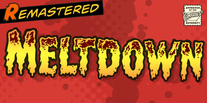 Meltdown Font Poster 2