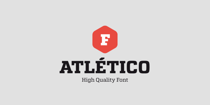 Atletico Font Poster 1