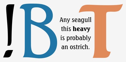 Seagull Font Poster 1
