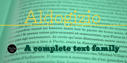 Aldogizio Font Poster 2