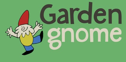 Garden Gnome Font Poster 1