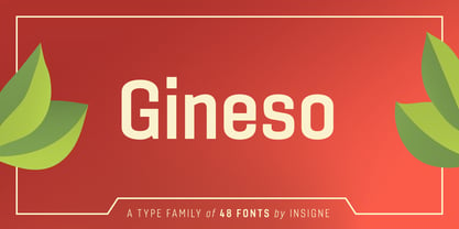 Gineso Font Poster 1