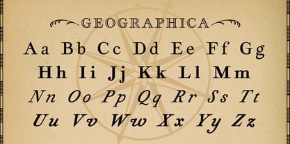 Geographica Font Poster 4