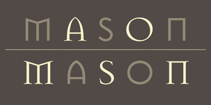 Mason Font Poster 1