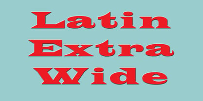 Latin Font Poster 2