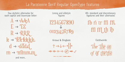 La Parisienne Font Poster 6