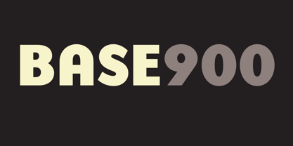Base 900 Sans Font Poster 1